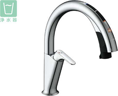 ナビッシュ ハンズフリータイプ H6 浄水器ビルトイン形|JF-NAH461SY(JW)