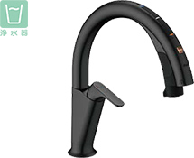 ナビッシュ ハンズフリータイプ H6 浄水器ビルトイン形 ブラック|JF-NAH461SY/SAB(JW)