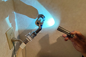 水漏れのチェックを行う|洗濯機蛇口(単水栓)を自分で交換するDIY手順