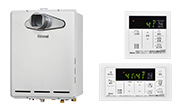 リンナイ(Rinnai)ふろ給湯器+リモコン工事費込みセット|RUF-TE2400AT(B)+MBC-155V(A)