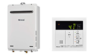 リンナイ(Rinnai)給湯専用給湯器+リモコン工事費込みセット|RUX-A2406W(A)-E+MC-145V(A)