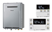 リンナイ(Rinnai)ふろ給湯器+リモコン工事費込みセット|RUF-E240EAW+MBC-240V(A)