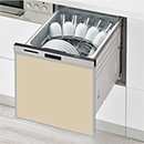 リンナイ ビルトイン食洗機 扉カラー:ベージュ