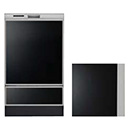 リンナイ ビルトイン食洗機 扉カラー:ブラック