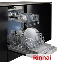 リンナイ(Rinnai)食洗機フロントオープンが工事費込み特価|リンナイ食洗機