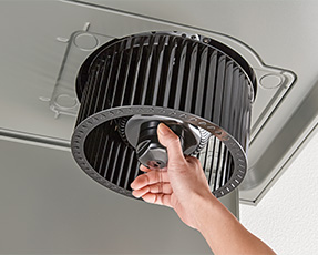 ワンタッチ着脱ファン