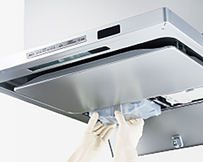 本体内で洗えるタイプ