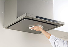 汚れを落としやすい塗装