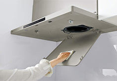 開け閉め、取り外しも簡単