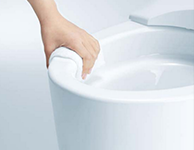 TOTOのフチなし形状|トイレまるごと交換で清掃性が向上