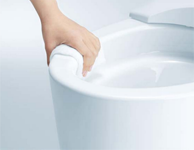 TOTOのフチなし形状|トイレまるごと交換で清掃性が向上