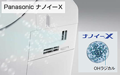トイレ使用後に臭いを脱臭するパナソニックのナノイーX|トイレ交換で脱臭機能が向上