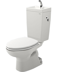 タンク式トイレ(床排水200mm/手洗いなし) 便座は別売